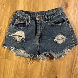 Vintage riders denim cutoffs